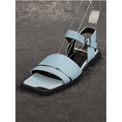 08-PEY183-5 LIGHT BLUE Босоножки женские (натуральная кожа)