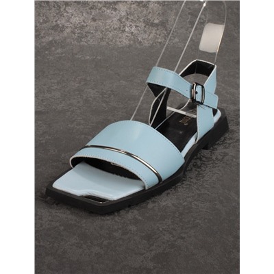 08-PEY183-5 LIGHT BLUE Босоножки женские (натуральная кожа)