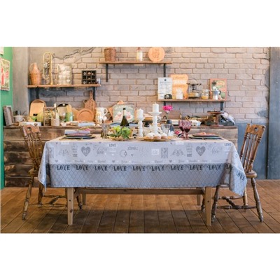 Полотенце «Этель» Love 40×67 см, 100% хлопок, саржа 190 г/м²