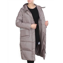 2115 LIGHT GRAY Пальто зимнее женское MELISACITI (200 гр. холлофайбера)