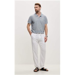 Брюки лен F111-0855 white