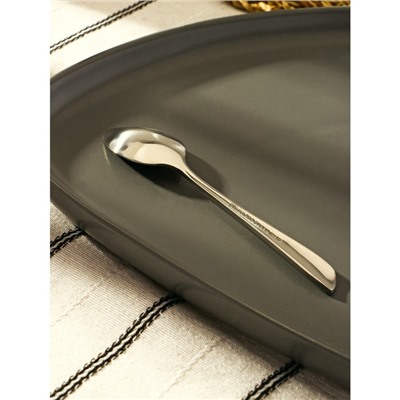 Ложка кофейная Magistro «Эми», длина 12.5 см, нержавеющая сталь, серебристая