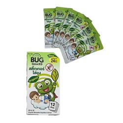 Пластыри от комаров и насекомых Happy Noz Bug Guard, 12 штук