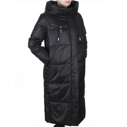 8310 BLACK Пальто зимнее женское (200 гр. холлофайбер)