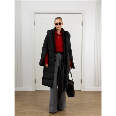 Пуховик женский черный