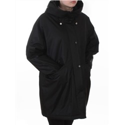 8020 BLACK Куртка демисезонная женская (100 гр. холлофайбер)