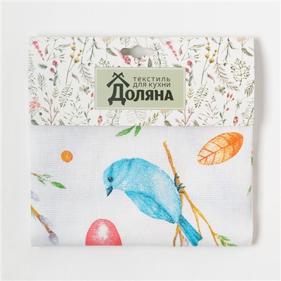 Фартук "Доляна" Happy Easter 50х70 см, 100% хлопок, 164 г/м2