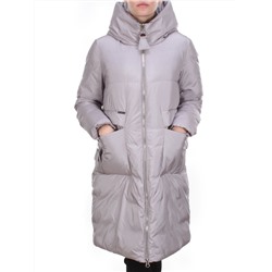 2119 LIGHT GREY Пальто зимнее женское MELISACITI (200 гр. холлофайбера)