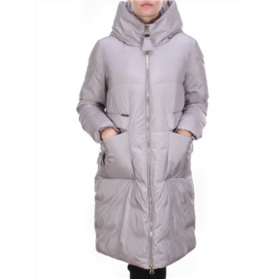 2119 LIGHT GREY Пальто зимнее женское MELISACITI (200 гр. холлофайбера)
