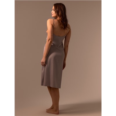 Сорочка ночная женская SL HOME Modal Home, серо-бежевая