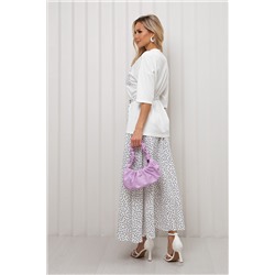 Костюм с длинной юбкой в горошек Дарьяна №7