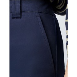 Юбка-миди из хлопка с разрезом