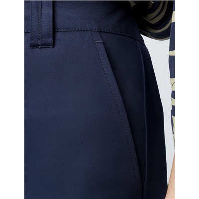 Юбка-миди из хлопка с разрезом