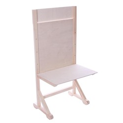 Стойка для натюрморта с регулируемой высотой h=123 см, стол 43×60 см, дерево сосна