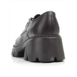 03-5937 BLACK Полуботинки женские (натуральная кожа)