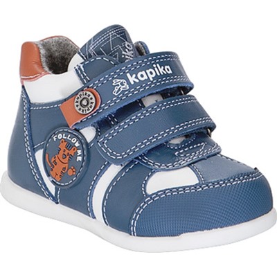 Ботинки Kapika 51234ук-1 син/бел ( 1,5) Н.К.