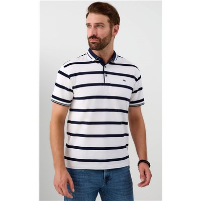 Футболка-поло F511-07-208b white