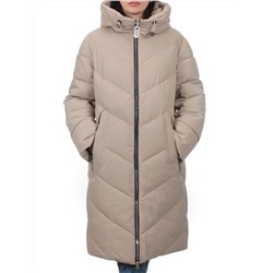 2413 BEIGE Пальто зимнее женское (200 гр. холлофайбер)