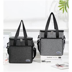 Сумка с эффектом сохранения холода, тепла/термосумка / DFB12822dark-grey /уп 50/  36х26х27 см 22 л