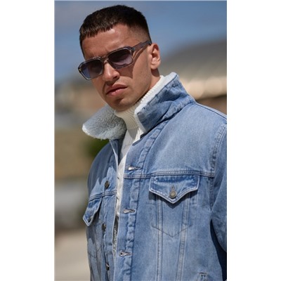 Куртка джинс утепл F021-1370-01W l.blue