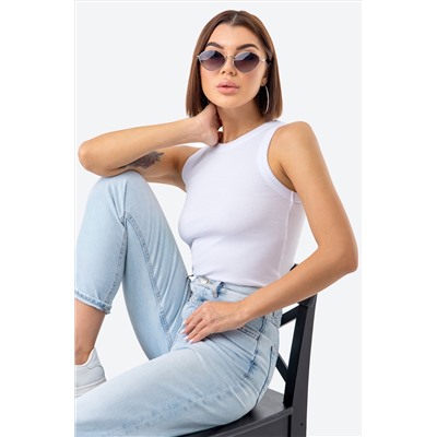 Женская майка-топ в рубчик Happyfox