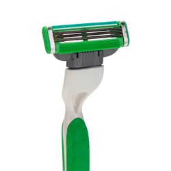 Станок Gillette Mach=3 + 8 сменные кассеты зеленый