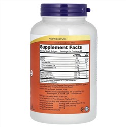 NOW Foods, Super Omega 3-6-9, добавка с омега-3-6-9, 180 капсул
