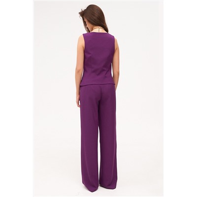 Брюки, жилет KaVaRi 8022.3 баклажан