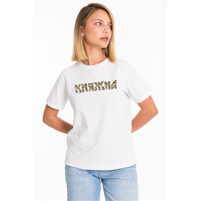 Футболка с принтом  М326032Пб