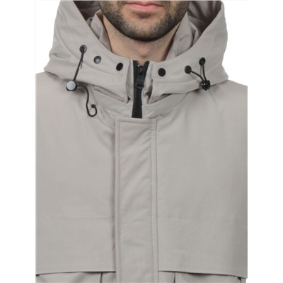8896 BEIGE Куртка мужская зимняя облегченная (130 гр. холлофайбер)