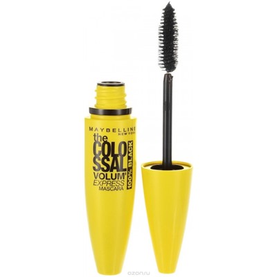 Тушь для ресниц Maybelline The Colossal Volum’ Express 100% объем, экстра черная