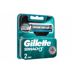 Gillette Mach3 (2шт) RusPack orig (пластик)