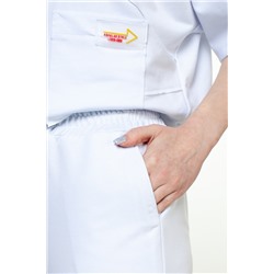 Брюки футер 2-х нитка  102/15/Молочный