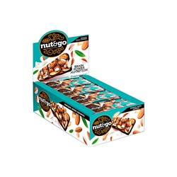 «Nut&Go», батончик с миндалём, кокосом, карамелью, 36 г (упаковка 18 шт)