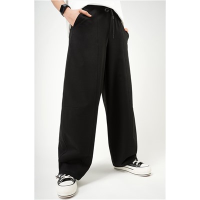 Женские брюки-багги из футера Happyfox