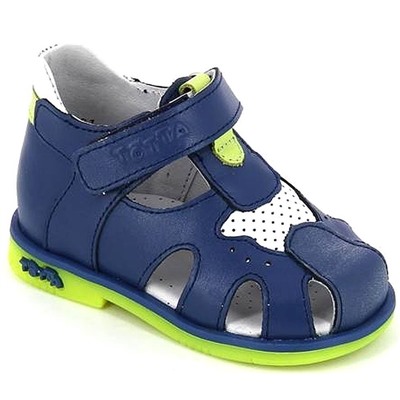 Туфли летн ТОТТА 078/2 син/зел 99,3,064 Н.К.