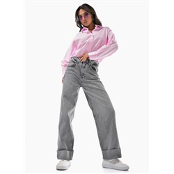 Женские джинсы прямые с подворотом CRACPOT