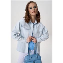 Рубашка Мишель (голубой)