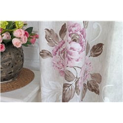 Комплект штор Flowers-16, цикламен цветы (df-200604-gr)