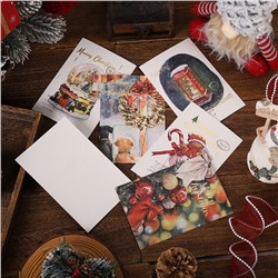Набор новогодних открыток 6 штук 15*10 см. формат А6