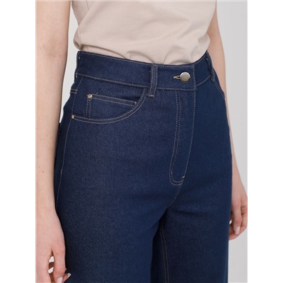 Джинсы прямые серо-синего цвета