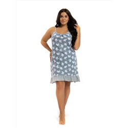 761 Ночная сорочка "серый"