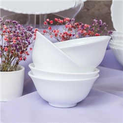 Столовый набор 19 предметов с блюдом и розетками 13-7568 и 6 84120 (WHITE) (уп 2) малая суповая