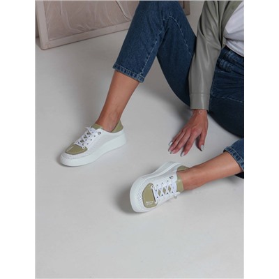 Кеды ED'ART 163.P.LusiR2'w.Белый авокадо