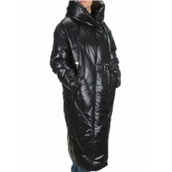 22-203 BLACK Пальто зимнее женское (200 гр. тинсулейт)
