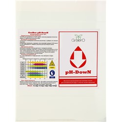 Удобрение для гидропоники "GroBro" PH DOWN, 5л