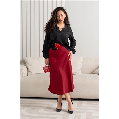 Юбка МЮ-241 бордо