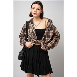 Рубашка женская в клетку Happyfox