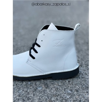 Ab. Zapatos 2619 BLANCO+Vera pelle flores АКЦИЯ
