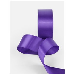 Лента атласная TEIRA, двухсторонняя, 38 мм, 25±1 м, фиолетовая №0470